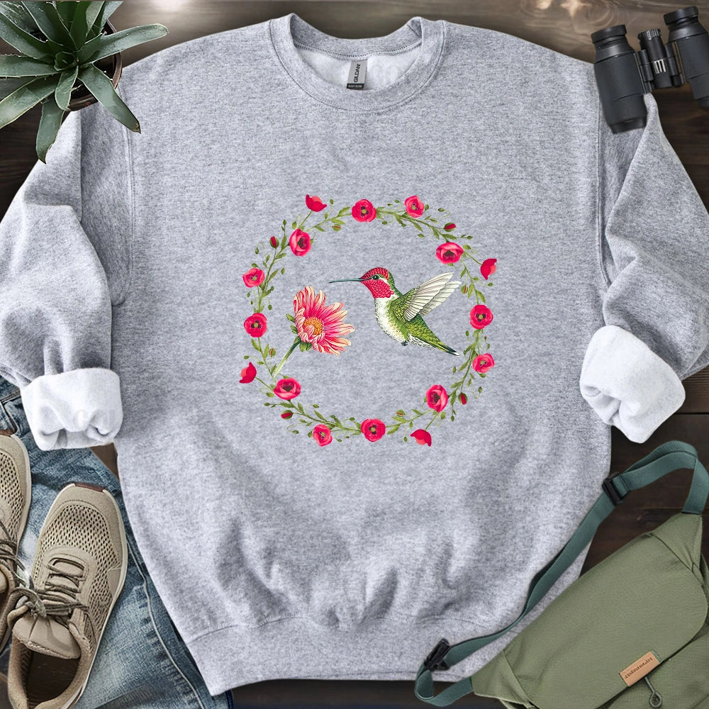 Anna Hummingbird Of California Sweatshirt