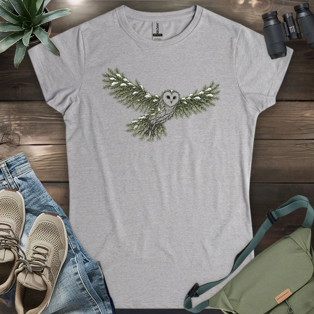 Barn Owl FLying Women's T-shirt