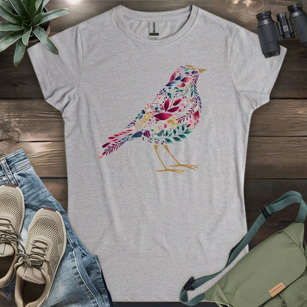 Bird Made By Leaves Women's T-shirt