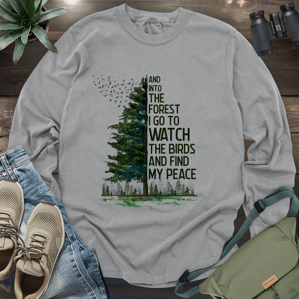 Birdwatching To Heal Long Sleeve T-shirt