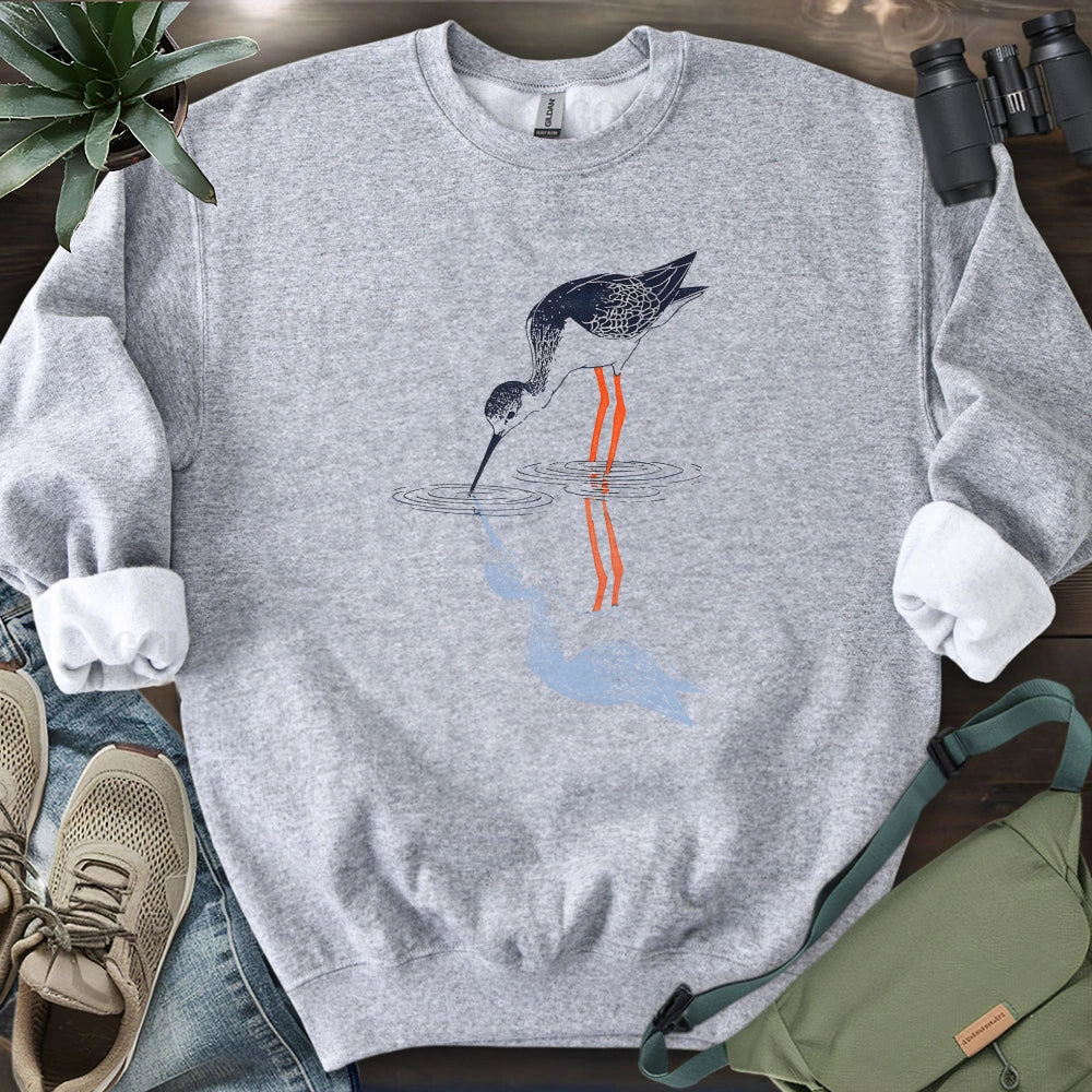 Black-necked Stilt Shadow Sweatshirt
