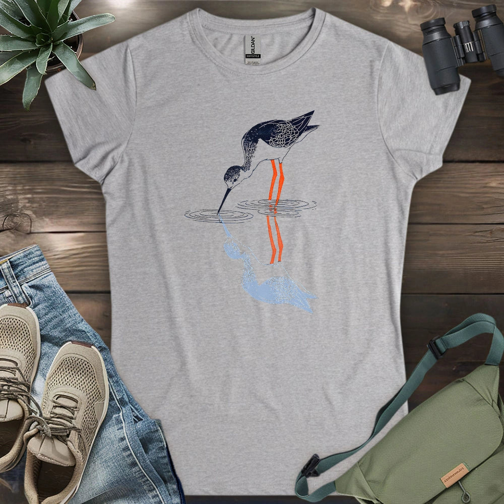Black-necked Stilt Shadow Women's T-shirt