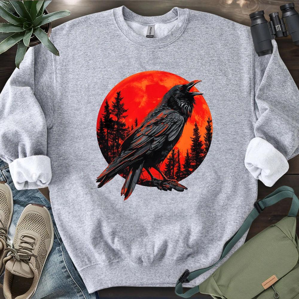 Blood Moon Raven Sweatshirt