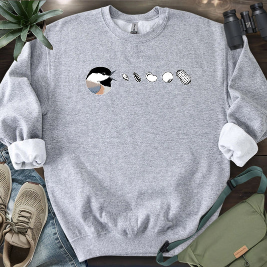 Chickadee Feast Sweatshirt