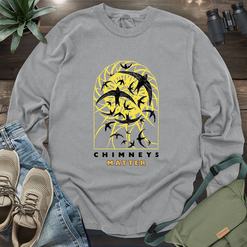 Chimney Swifts Matter Long Sleeve T-shirt
