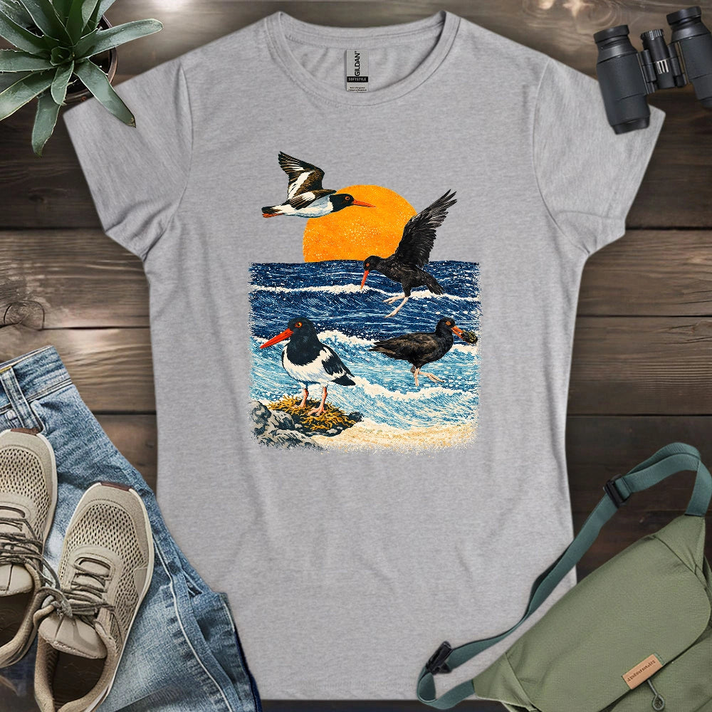 Coastal Oystercatchers Women's T-shirt