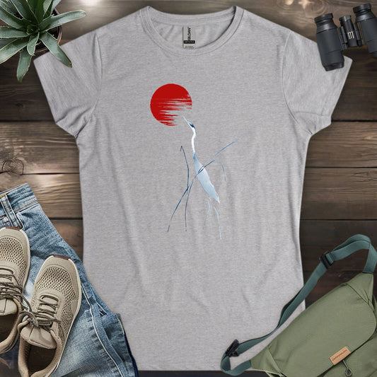Crane Of The Dawn Women's T-shirt