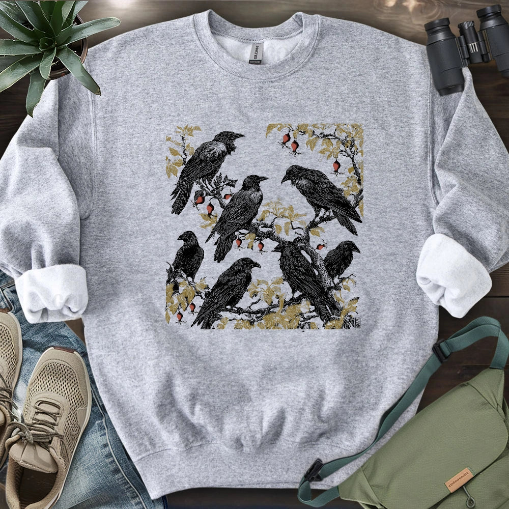 Crow's Secret Garden Sweatshirt