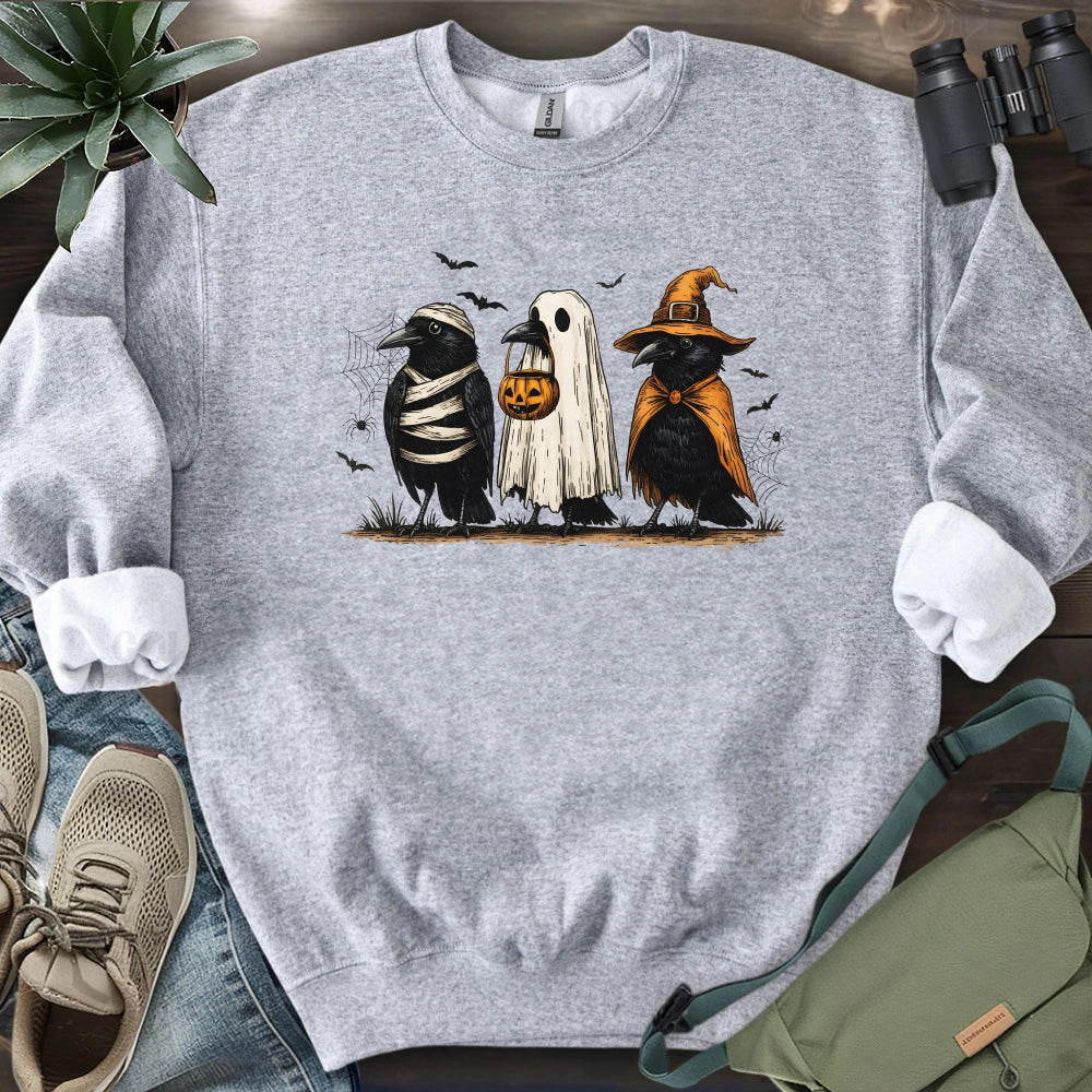 Crows in Costume Sweatshirt
