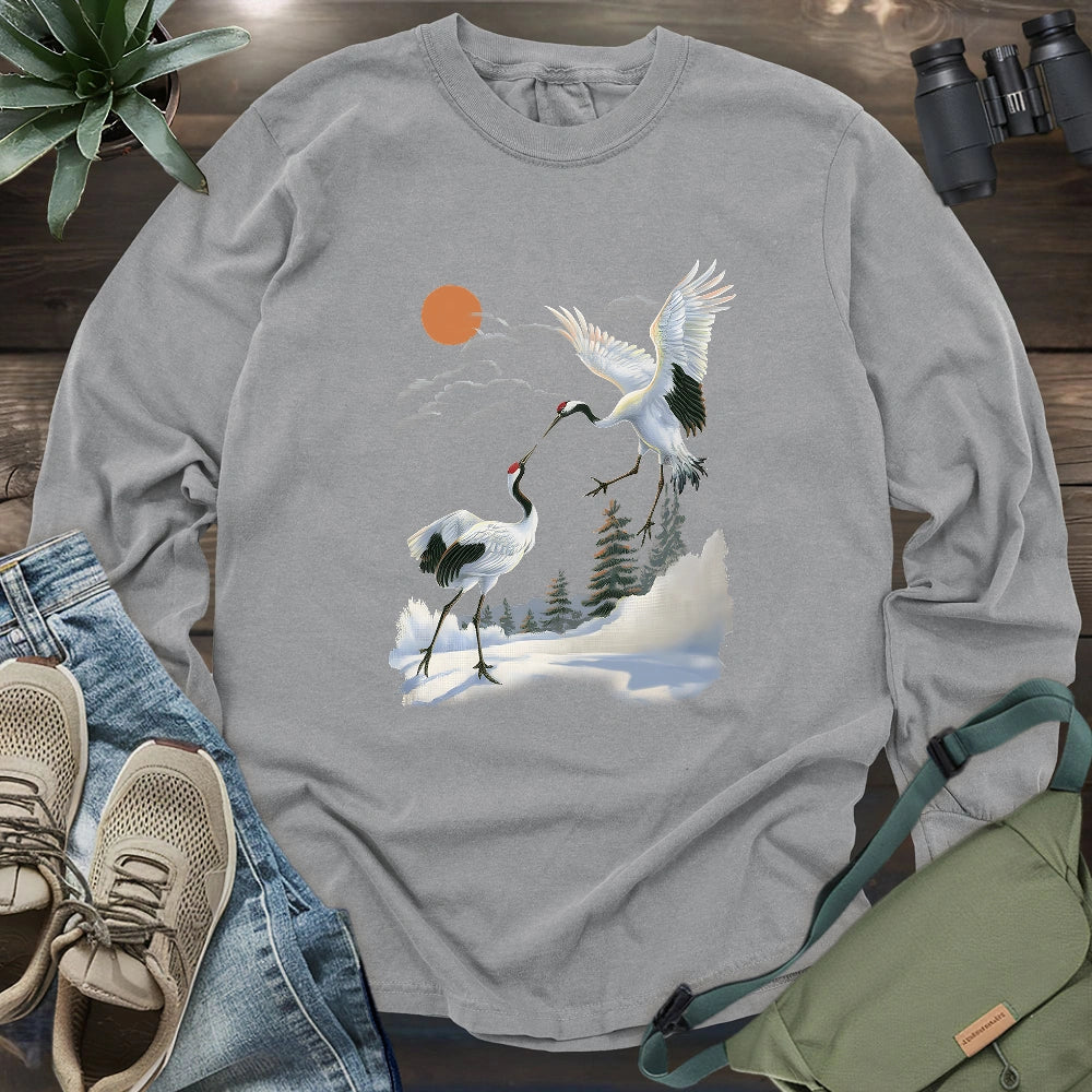 Dance of the Cranes Long Sleeve T-shirt