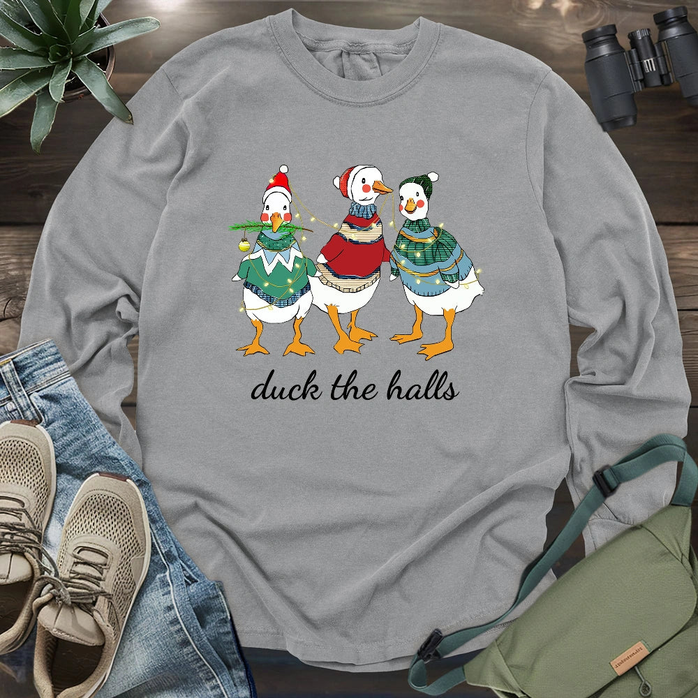 Duck the Halls Long Sleeve T-shirt