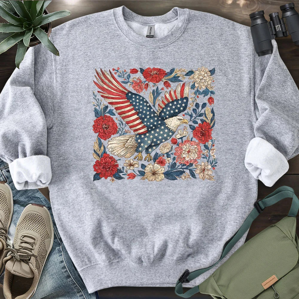 Eagle Of 4th Of July Sweatshirt