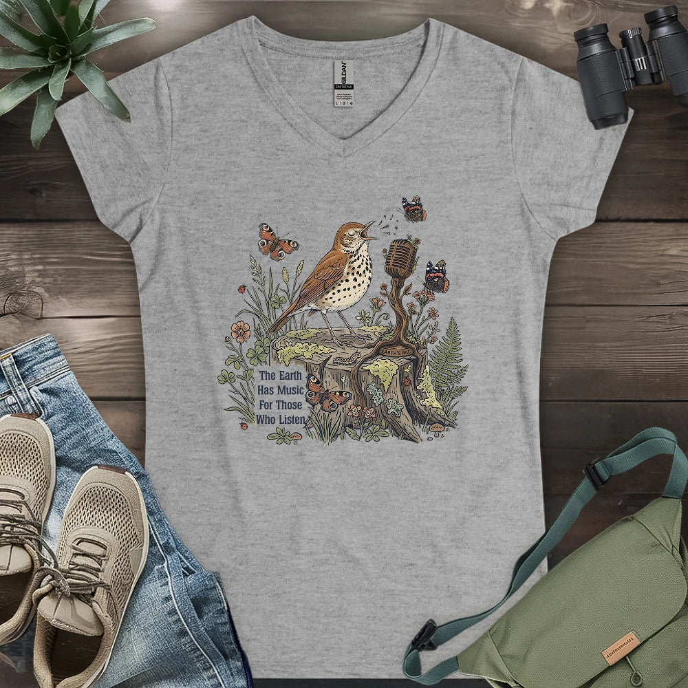 Earth Song Lady V-neck