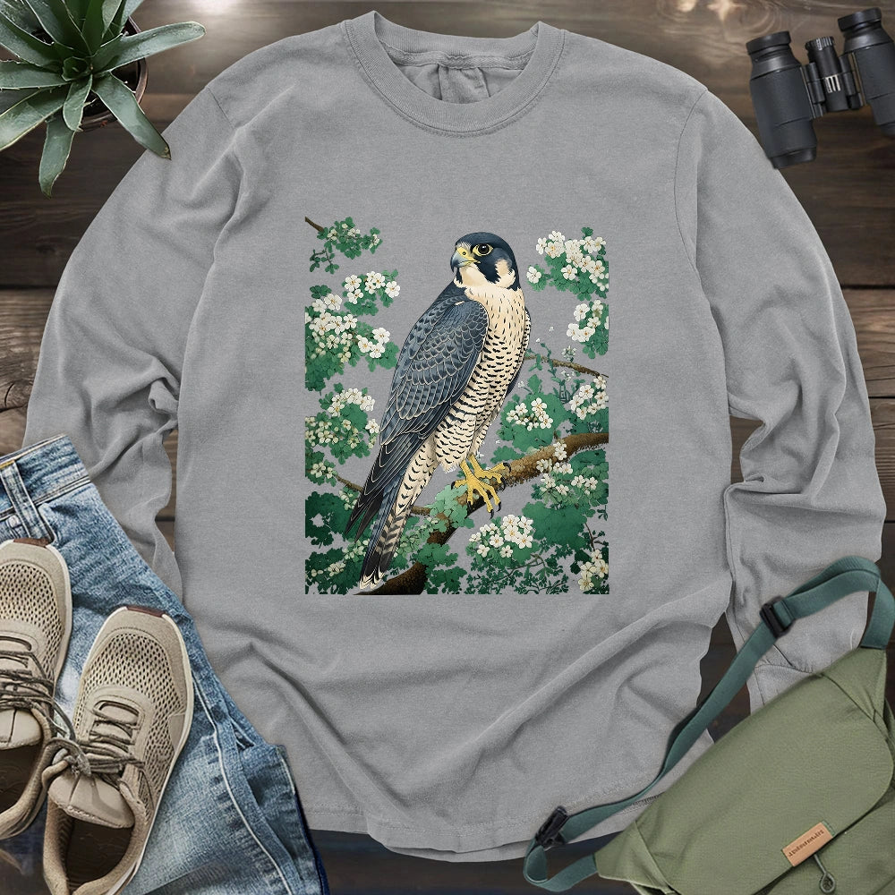 Falcon In Bloom Long Sleeve T-shirt