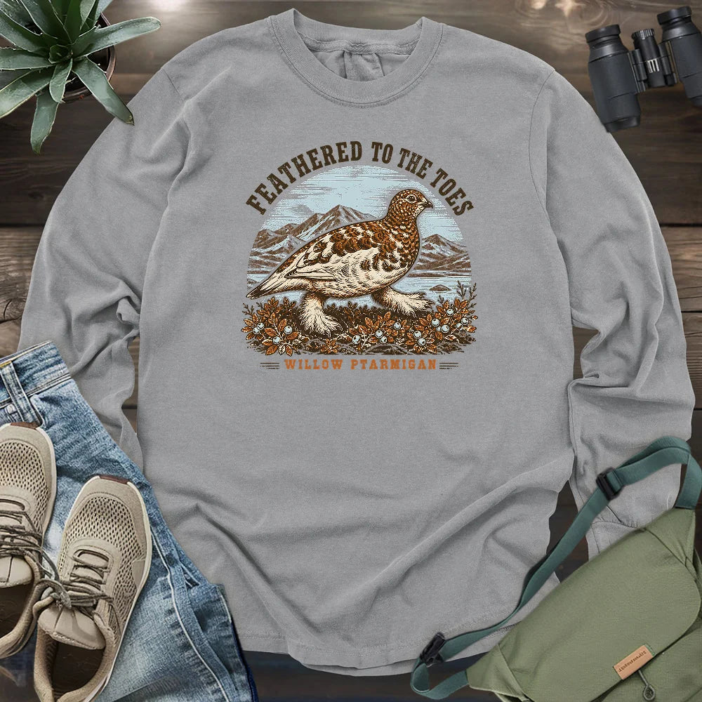Feathered To The Toes Long Sleeve T-shirt