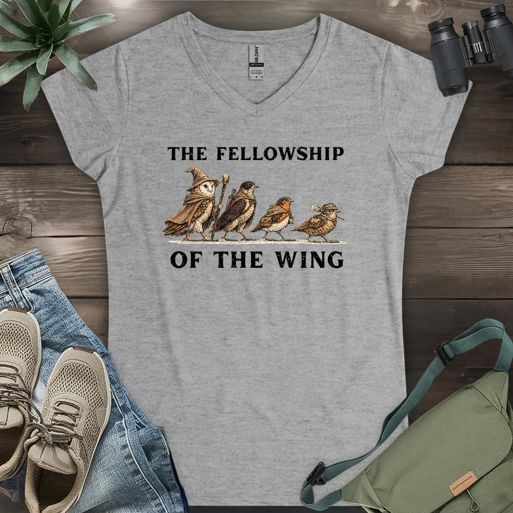 Fellowship Of The Wing Lady V-neck