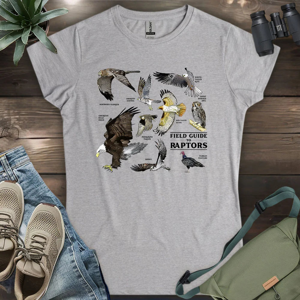 Field Guide To Raptors Women's T-shirt