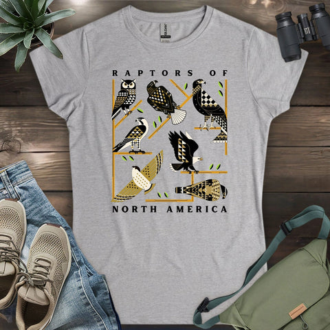 Geometric Raptors Of America Women's T-shirt
