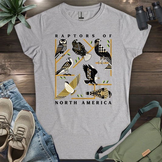 Geometric Raptors Of America Women's T-shirt