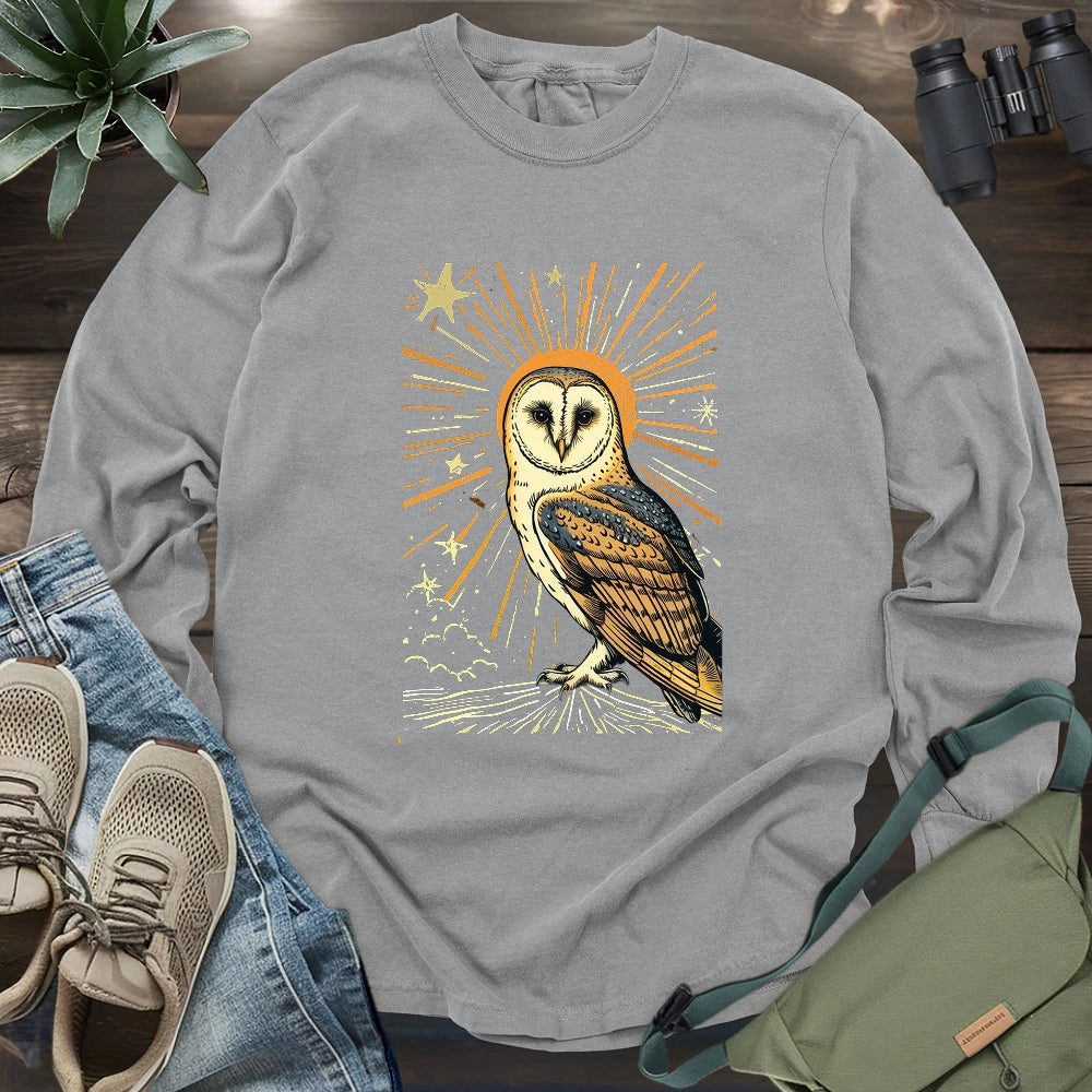 Godliness Barn Owl Long Sleeve T-shirt