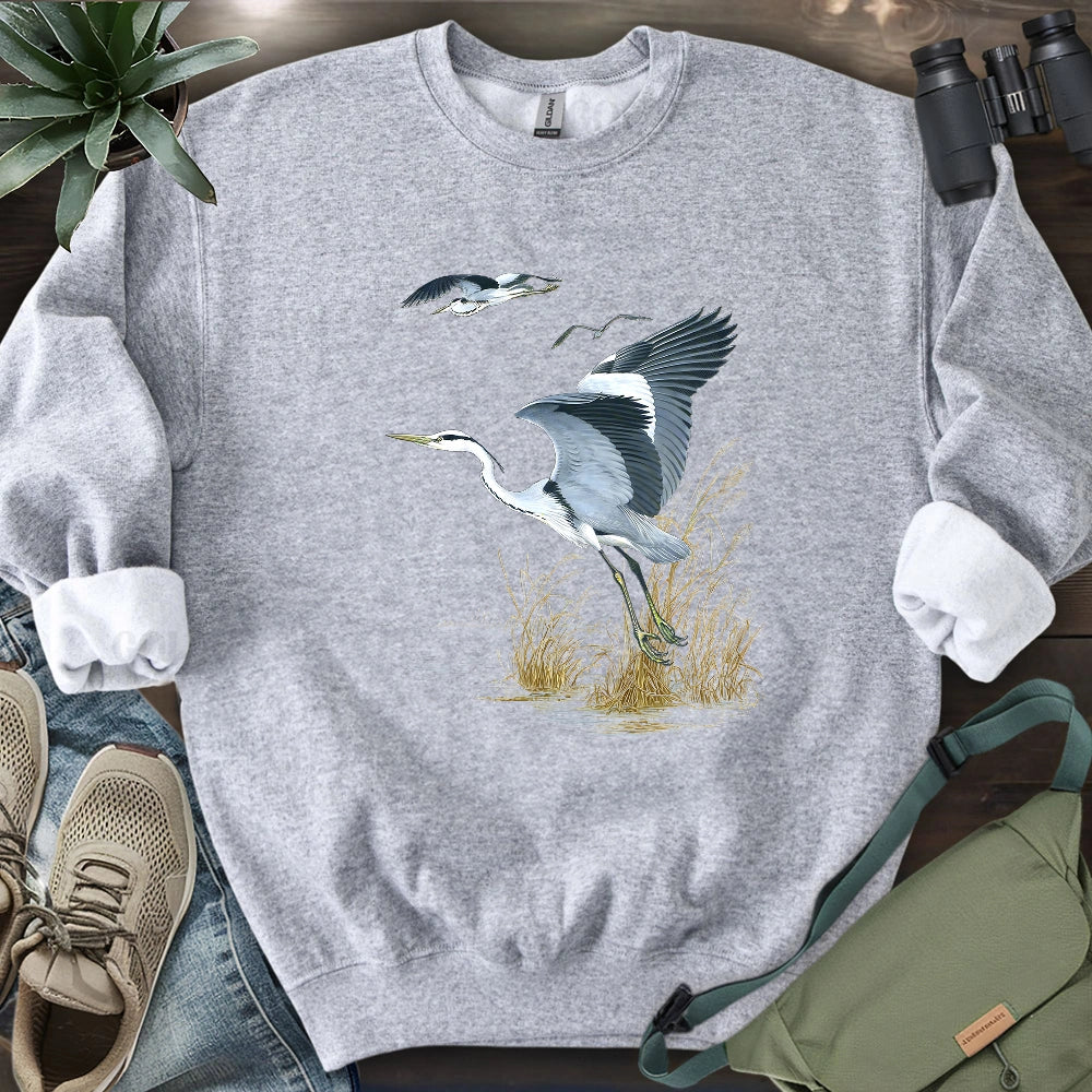 Grace of the Heron Sweatshirt