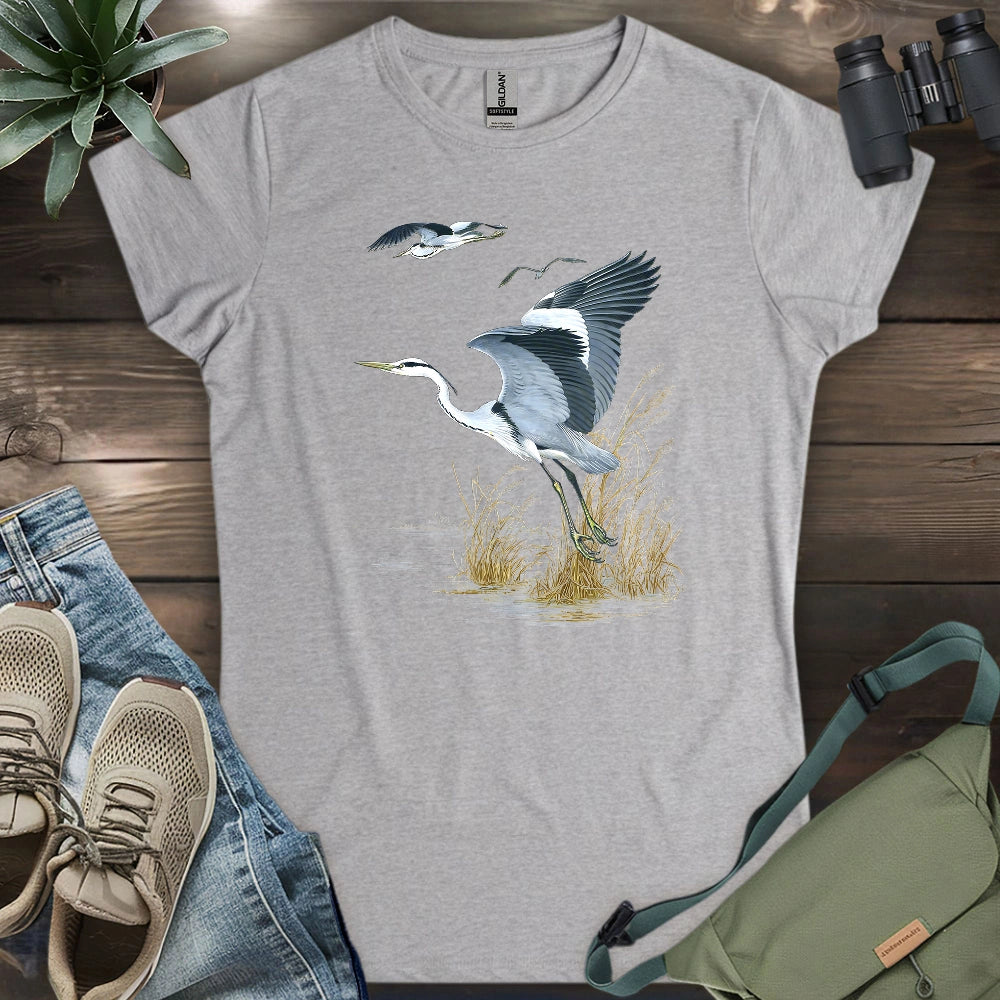 Grace of the Heron Women's T-shirt