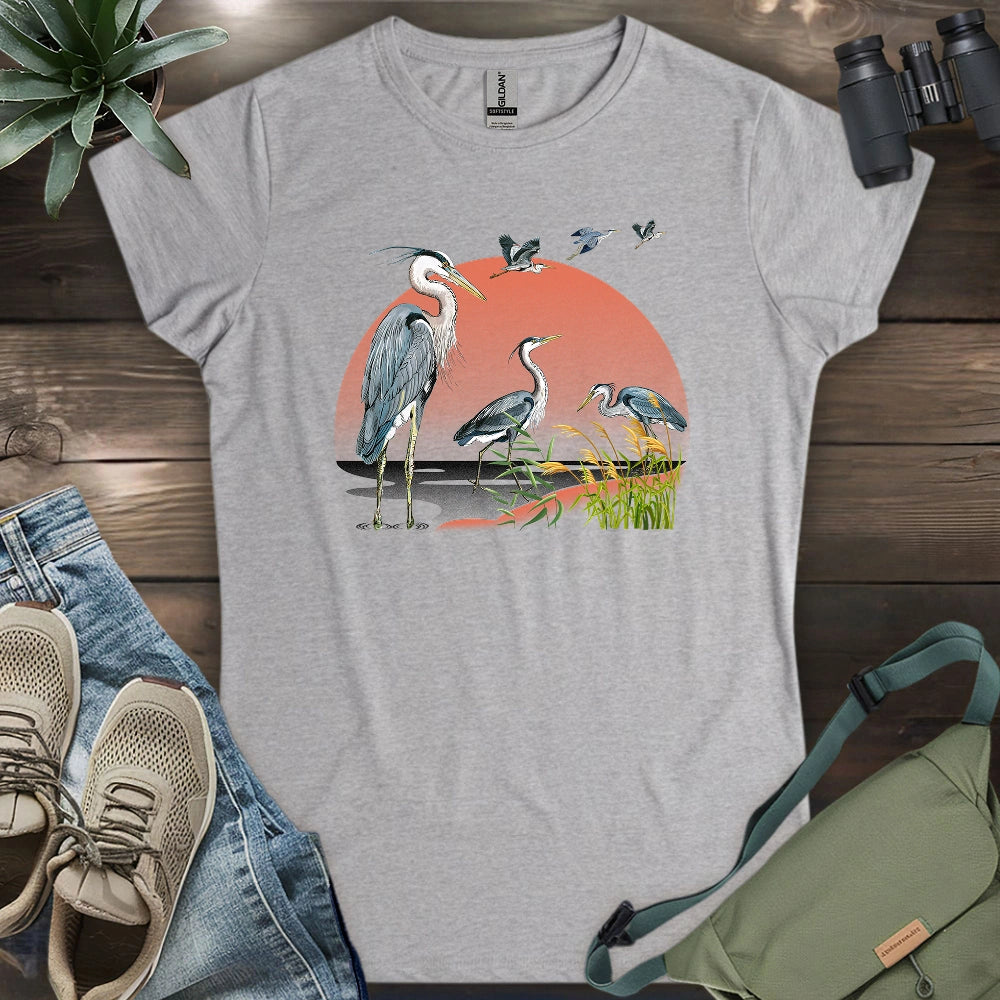 Heron Migration Women's T-shirt
