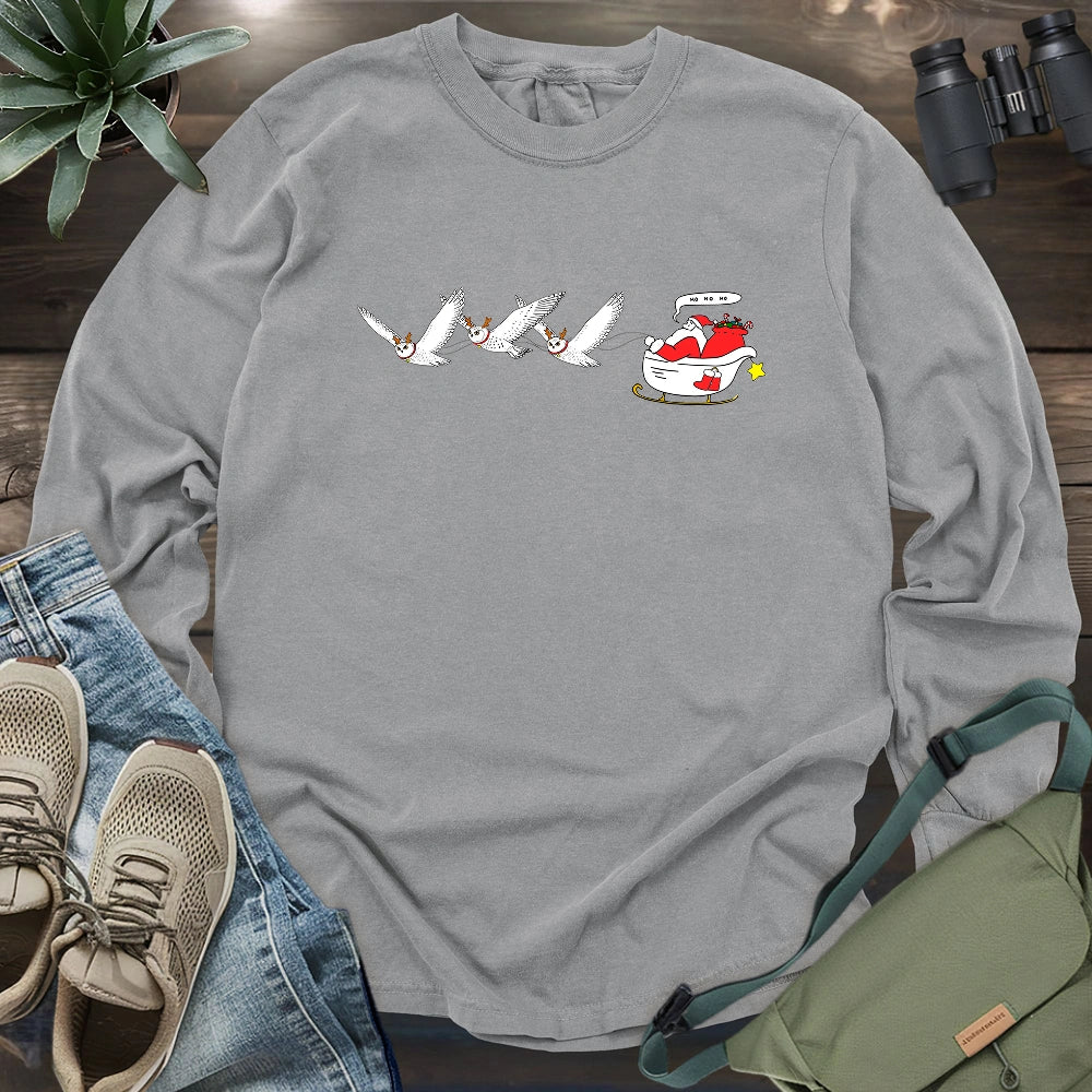 Ho-Ho-Hoo Delivery Long Sleeve T-shirt