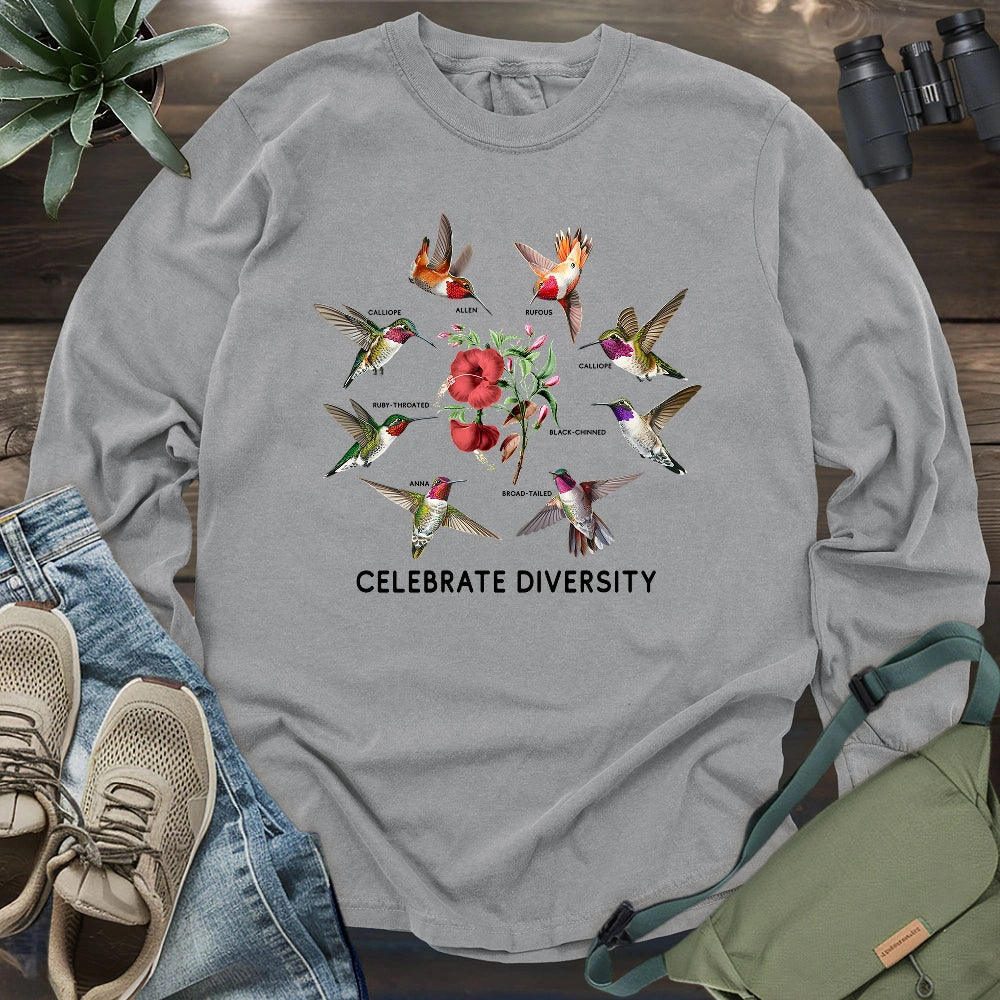 Hummingbird Diversity Long Sleeve T-shirt