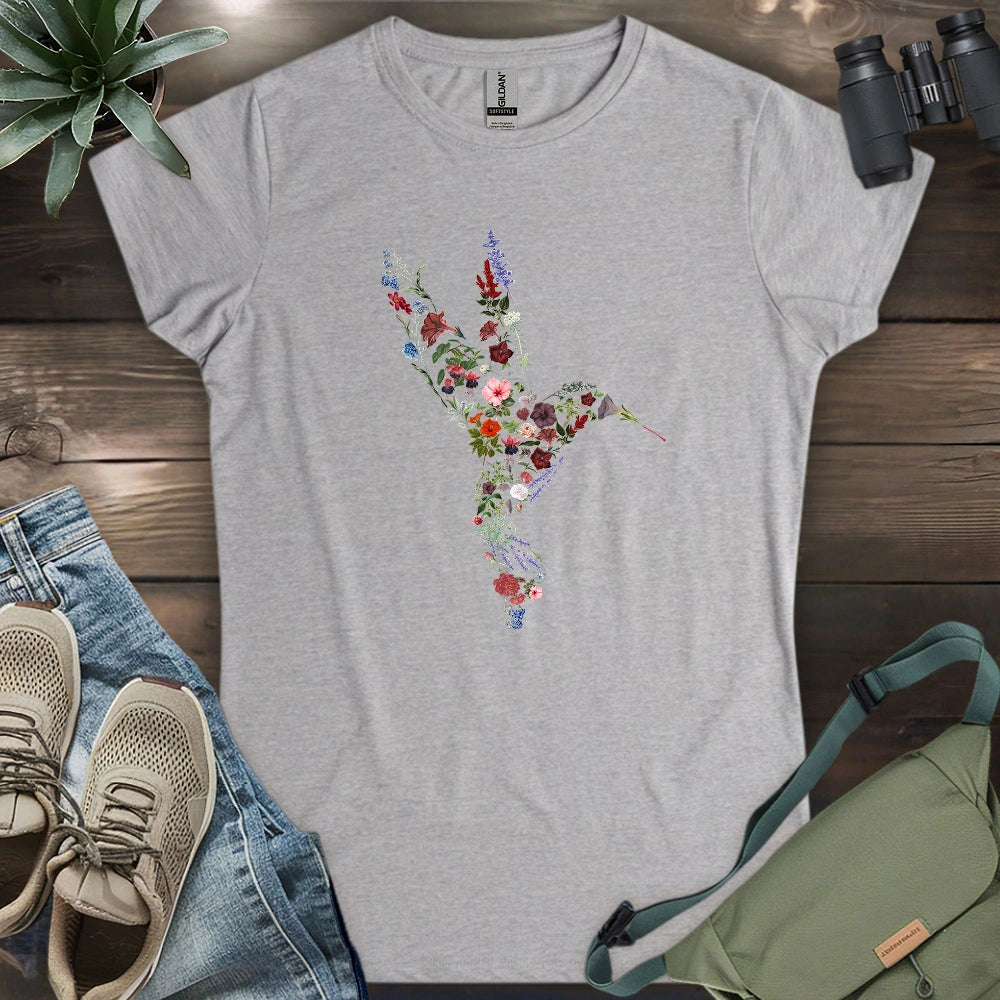 Hummingbird Made By Flowers Women's T-shirt