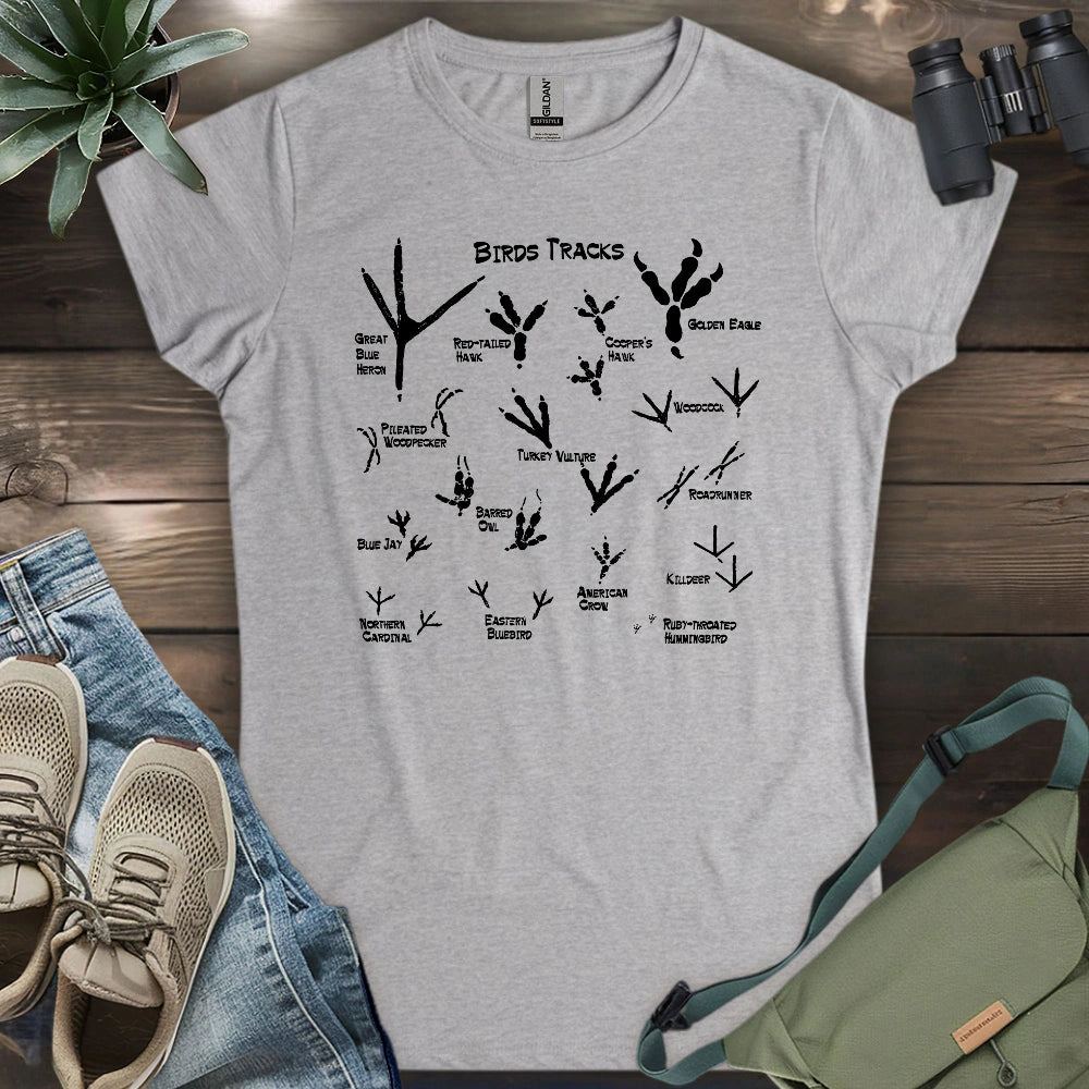 ID Bird Footprints Women's T-shirt