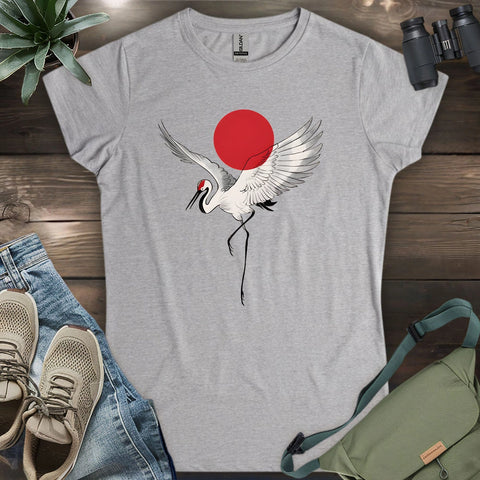Japan Sun Crane Women's T-shirt
