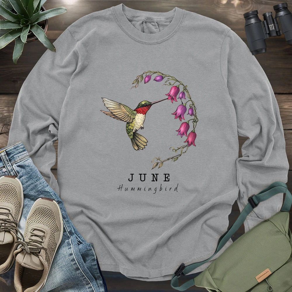 June Hummingbird Long Sleeve T-shirt