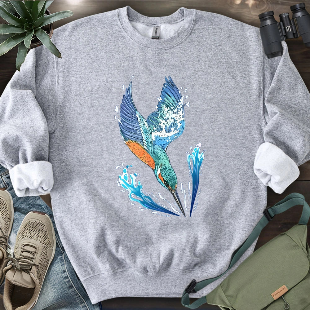 Kingfisher Diving Sweatshirt