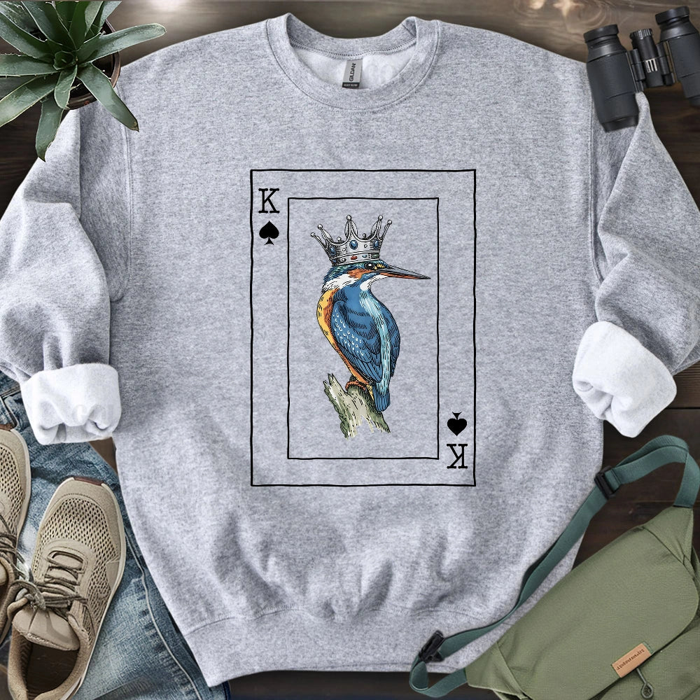 Kingfisher of Spades Sweatshirt