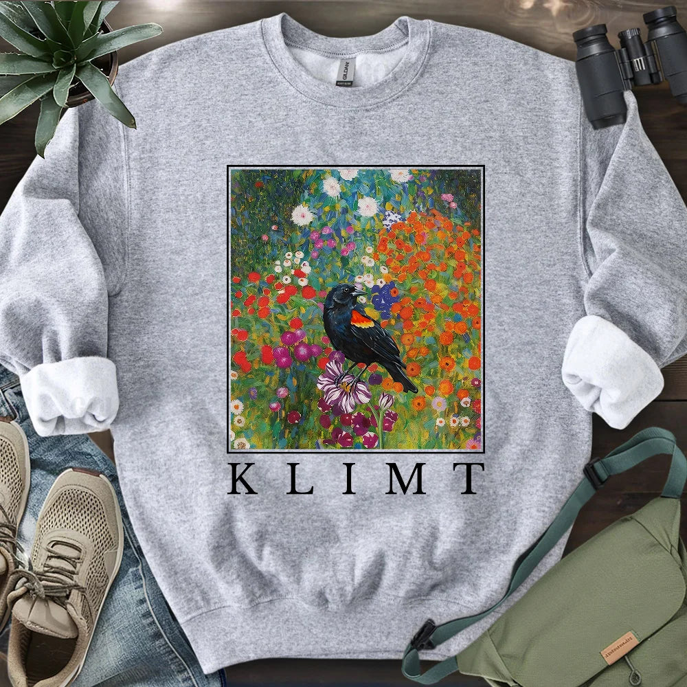 Klimt Blackbird Sweatshirt