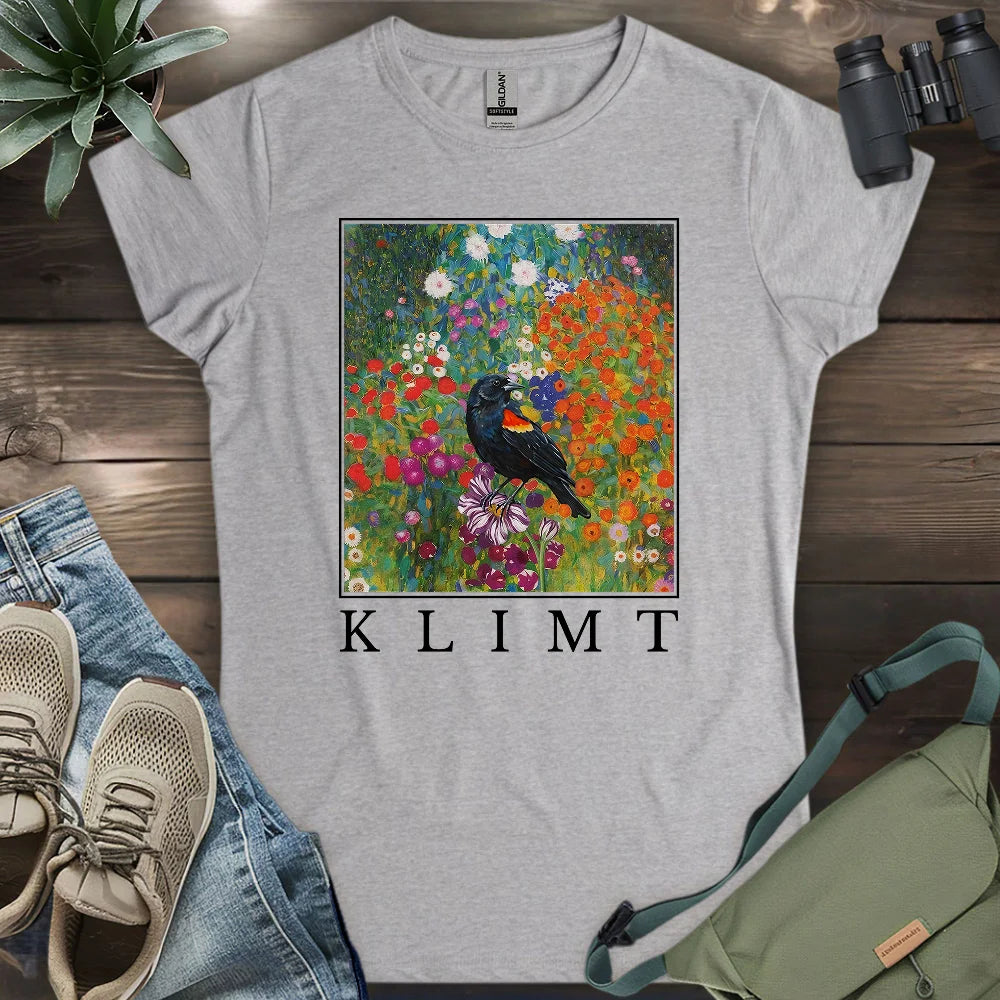 Klimt Blackbird Women's T-shirt