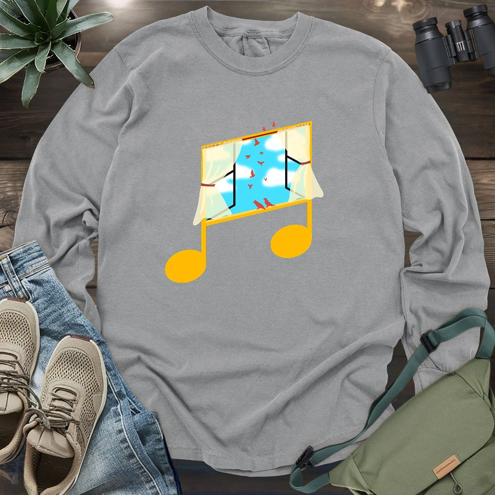 Listening To Songbirds Long Sleeve T-shirt