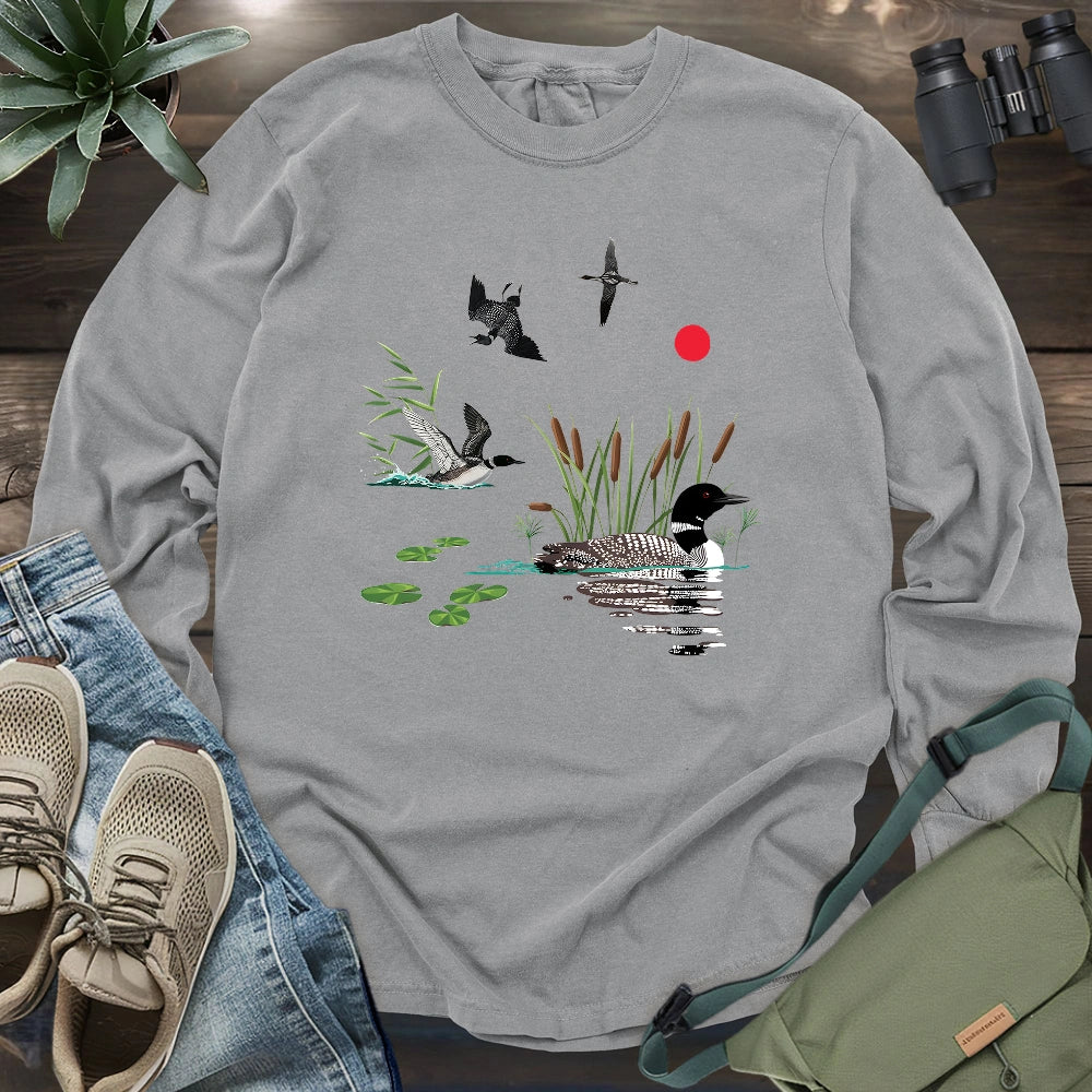 Loon Landing Long Sleeve T-shirt
