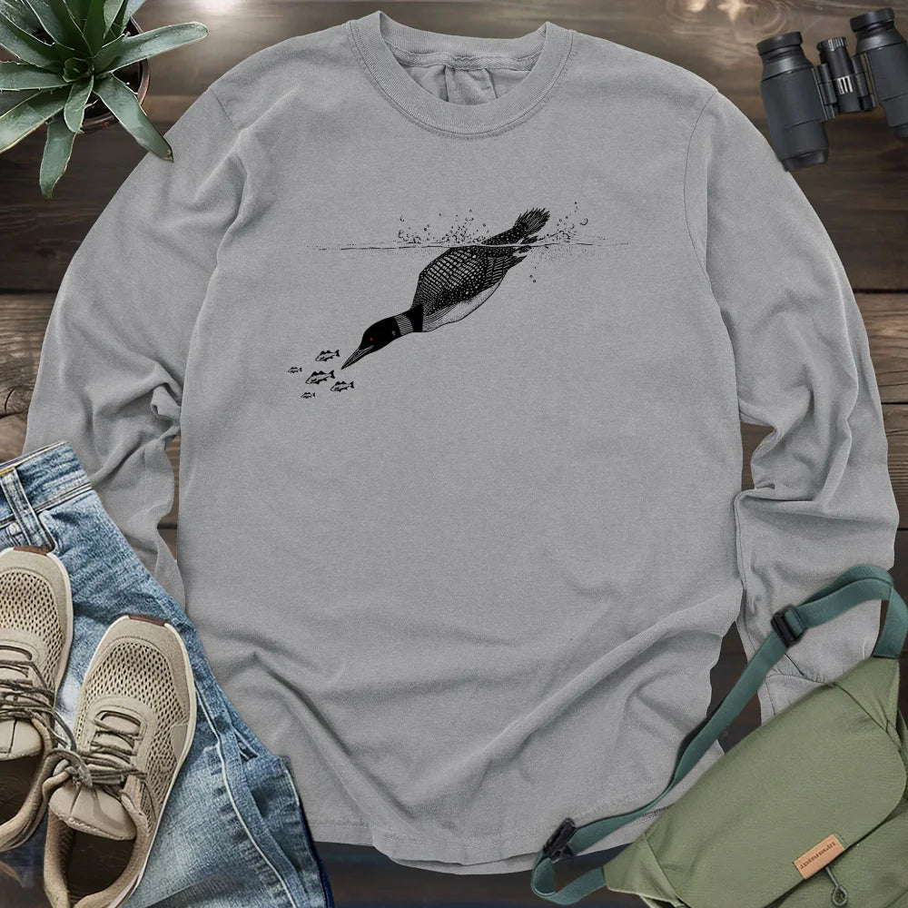 Loon On The Hunt Long Sleeve T-shirt
