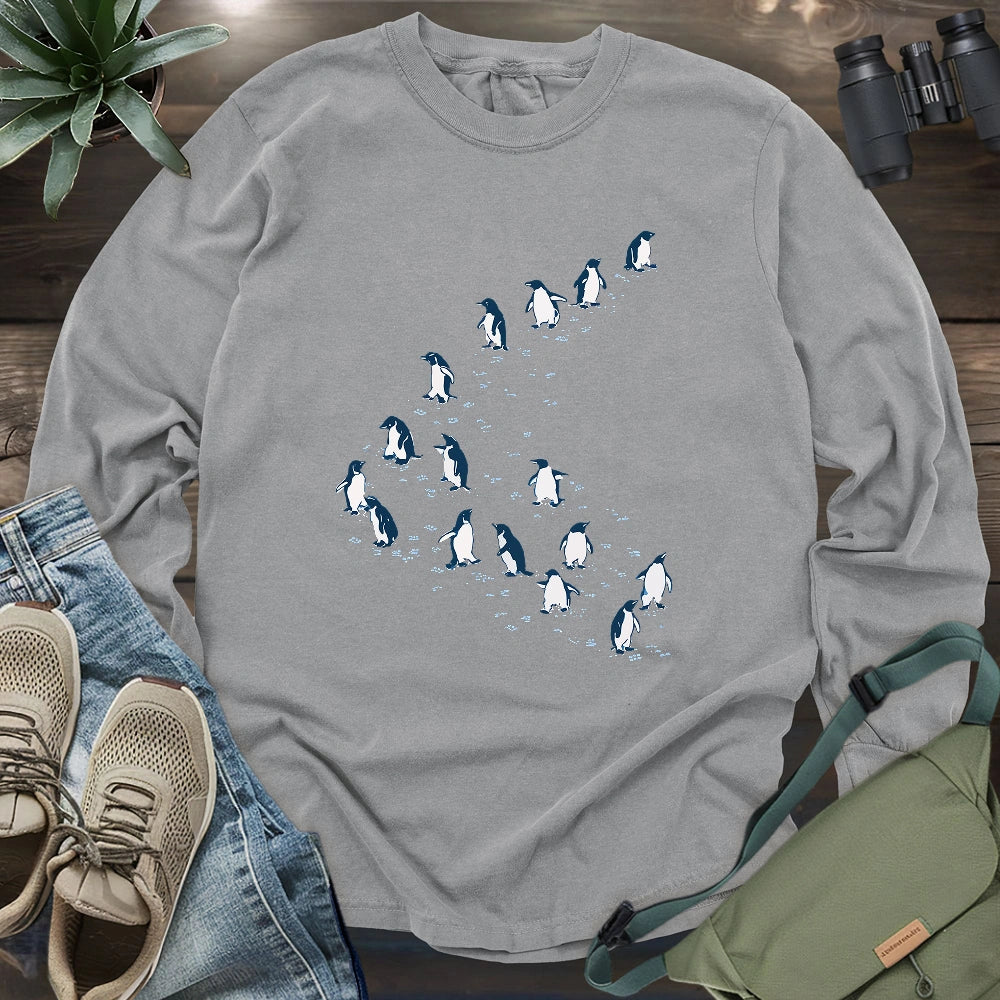 March of the Penguins Long Sleeve T-shirt