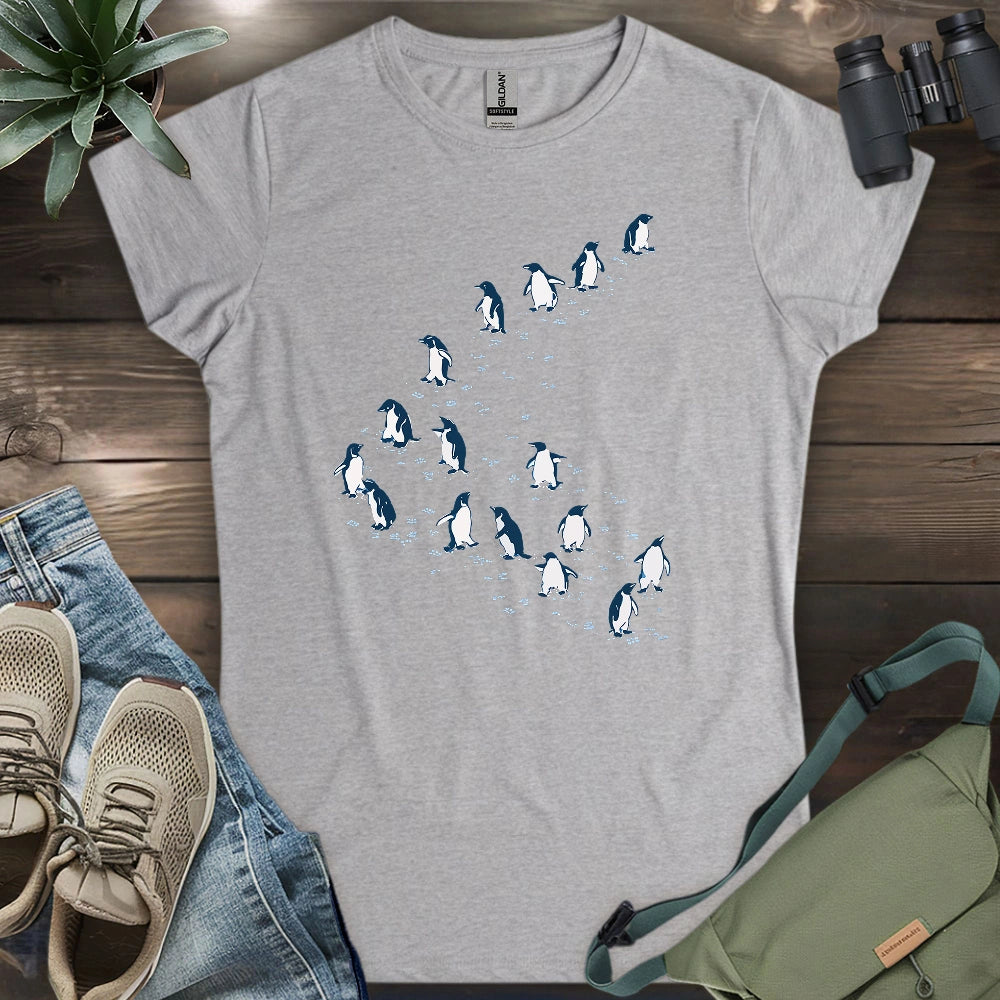 March of the Penguins Women's T-shirt