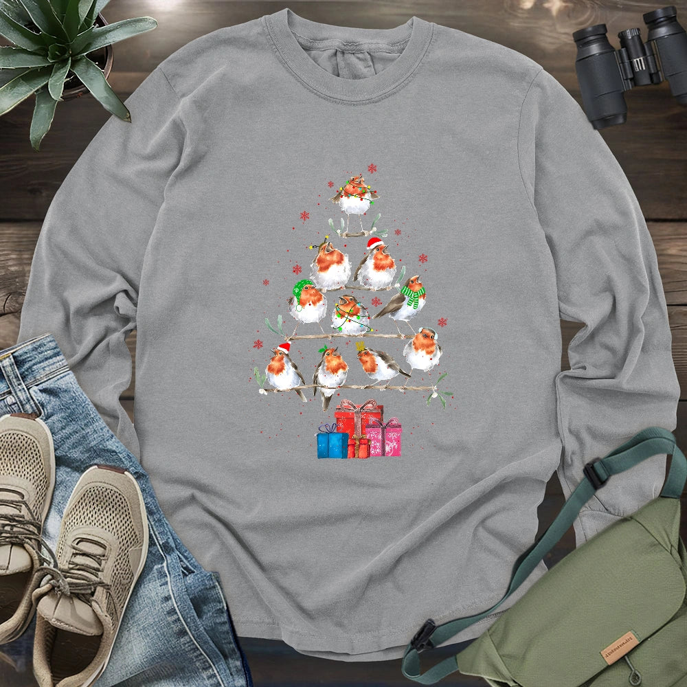 Merry Robinmas Long Sleeve T-shirt