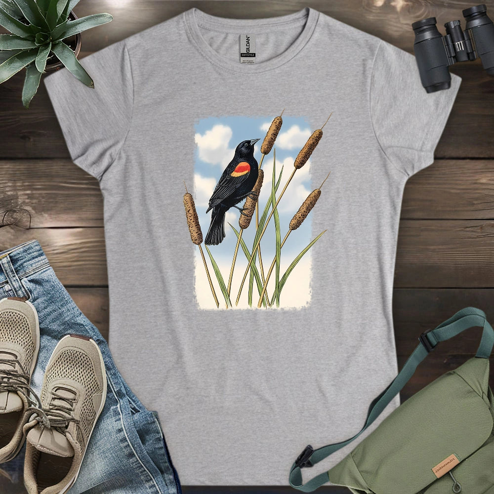Morning On Cattail Field Women's T-shirt