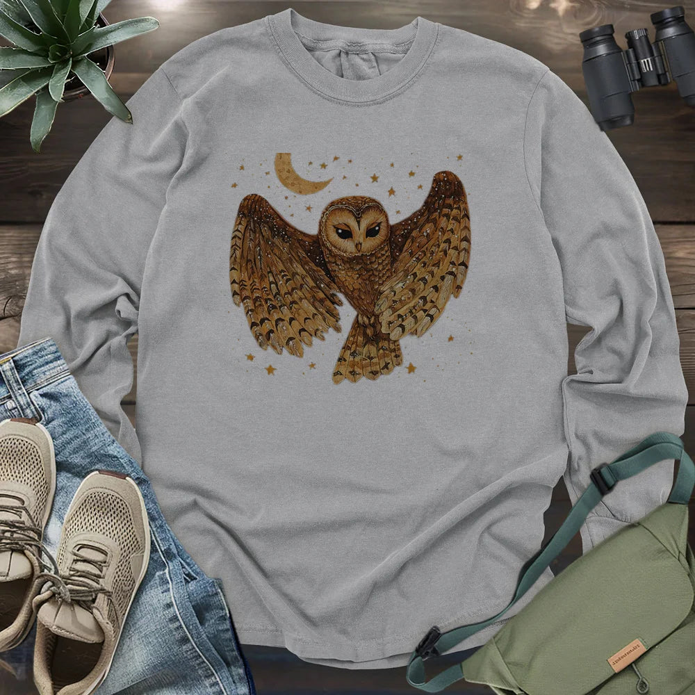 Mystical Owl Long Sleeve T-shirt