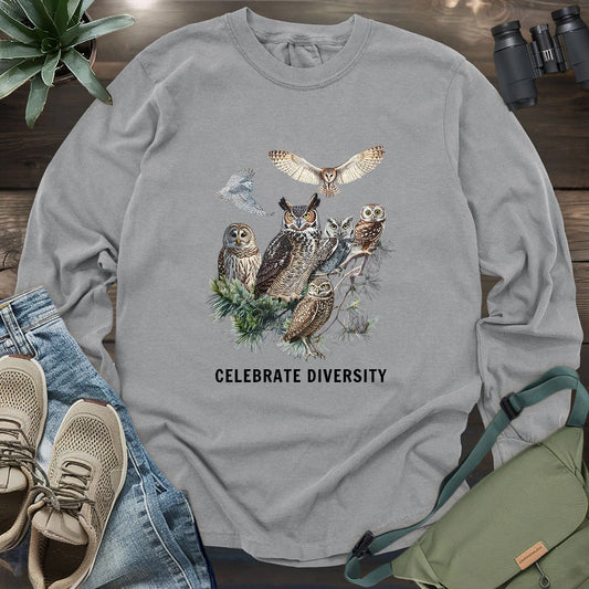 Owl Diversity Long Sleeve T-shirt