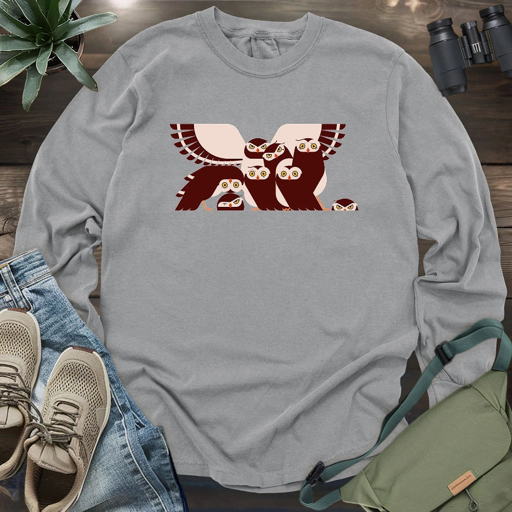 Owl Family Long Sleeve T-shirt