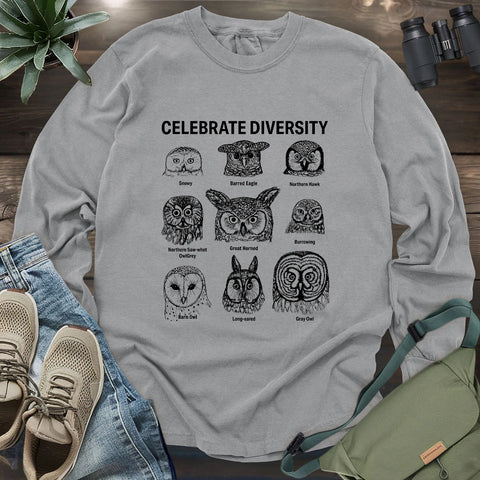 Owl Profiles Long Sleeve T-shirt