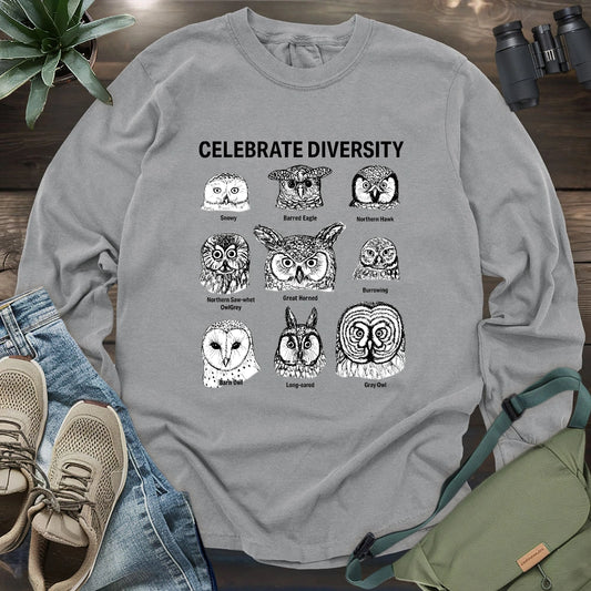 Owl Profiles Long Sleeve T-shirt