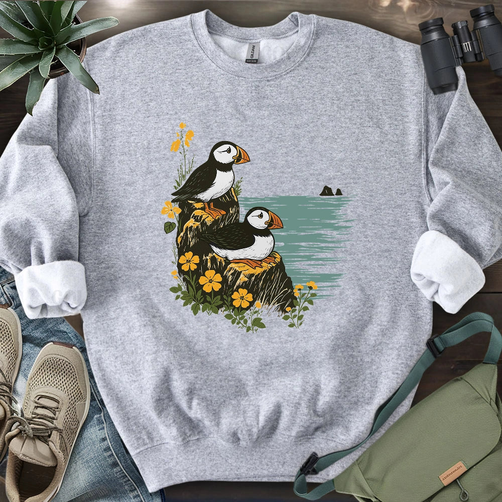 Peaceful Puffins Sweatshirt